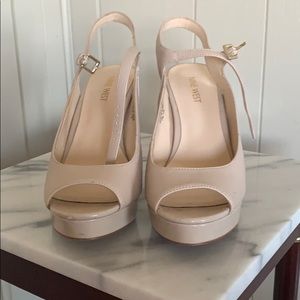 Blush/Nude Peep-Toe Heel